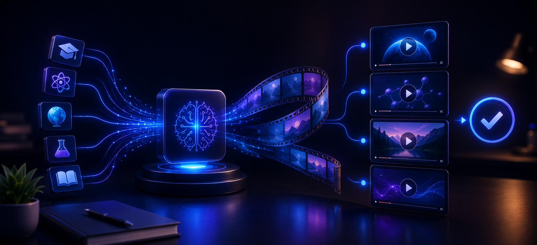 Automated Subject-Wise Video Generation Using AI Content Platform
