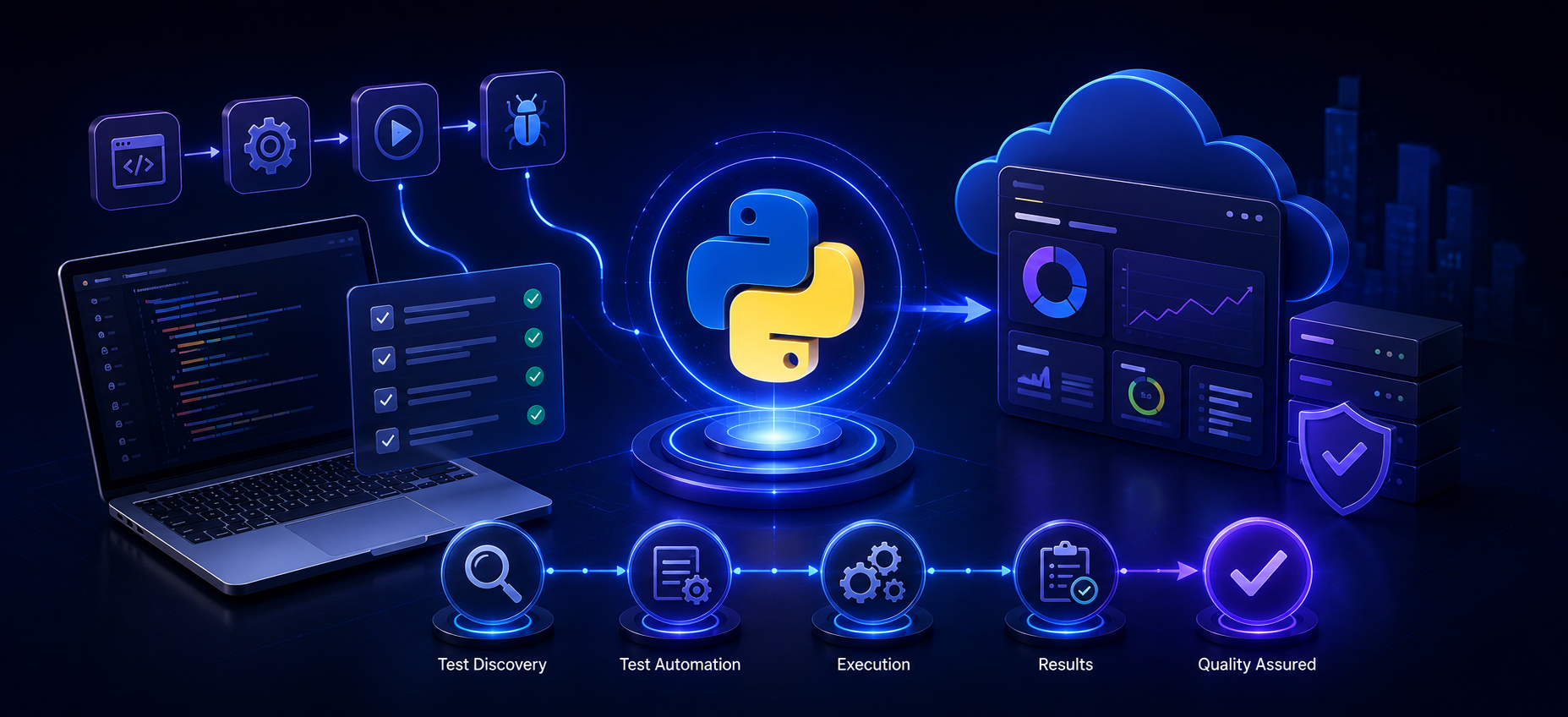 How Python-Powered QA Automation Transformed Testing Efficiency Across Enterprise-Scale SaaS Platforms