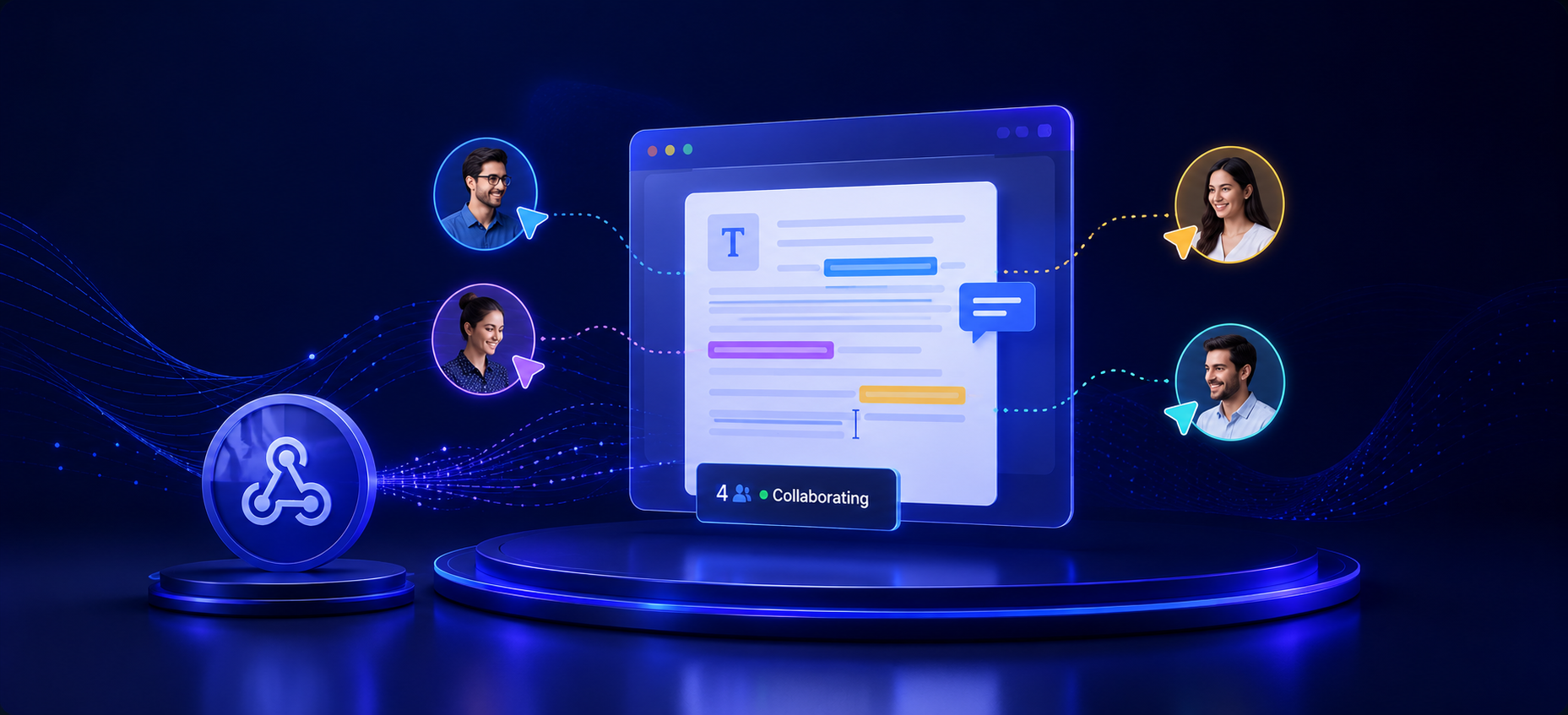 Real Time Multi User Collaboration with Webhook Driven Live Editing