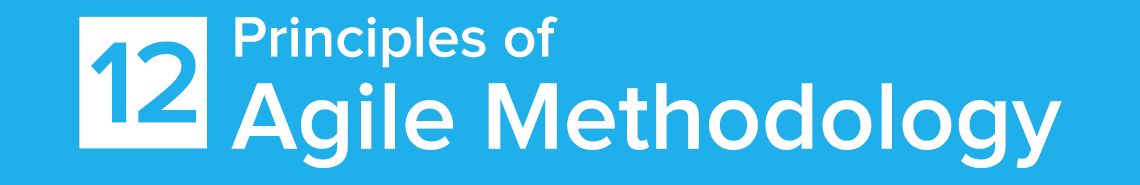 12 principles of agile methodology banner