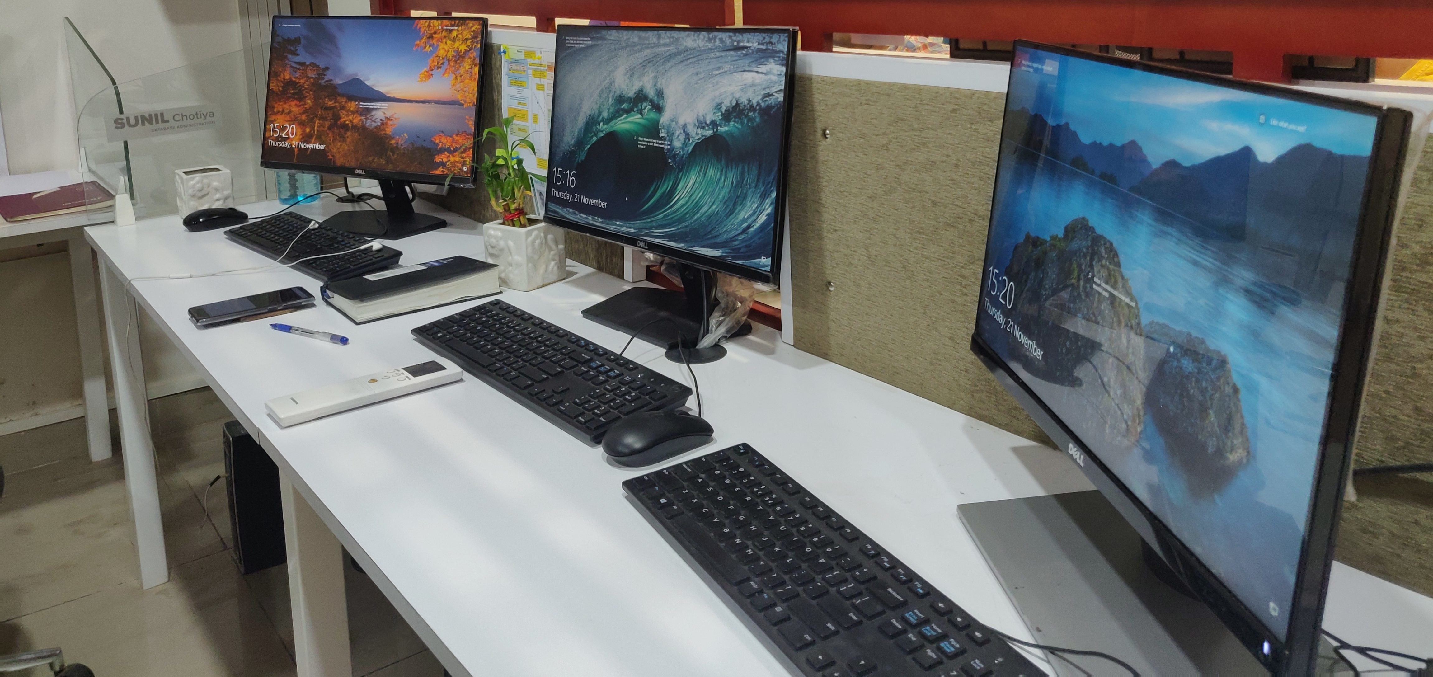 Database Administration workstation at Sarvika Technologies