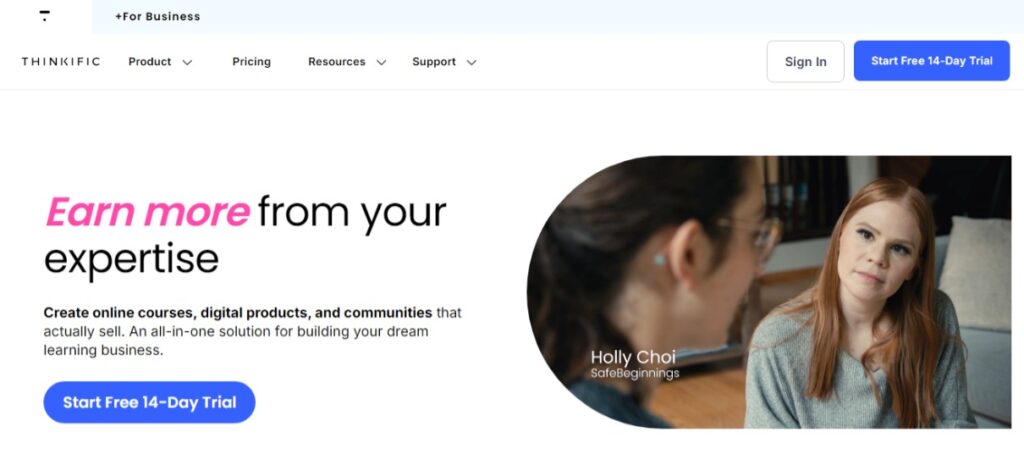 Thinkific - eLearning platforms