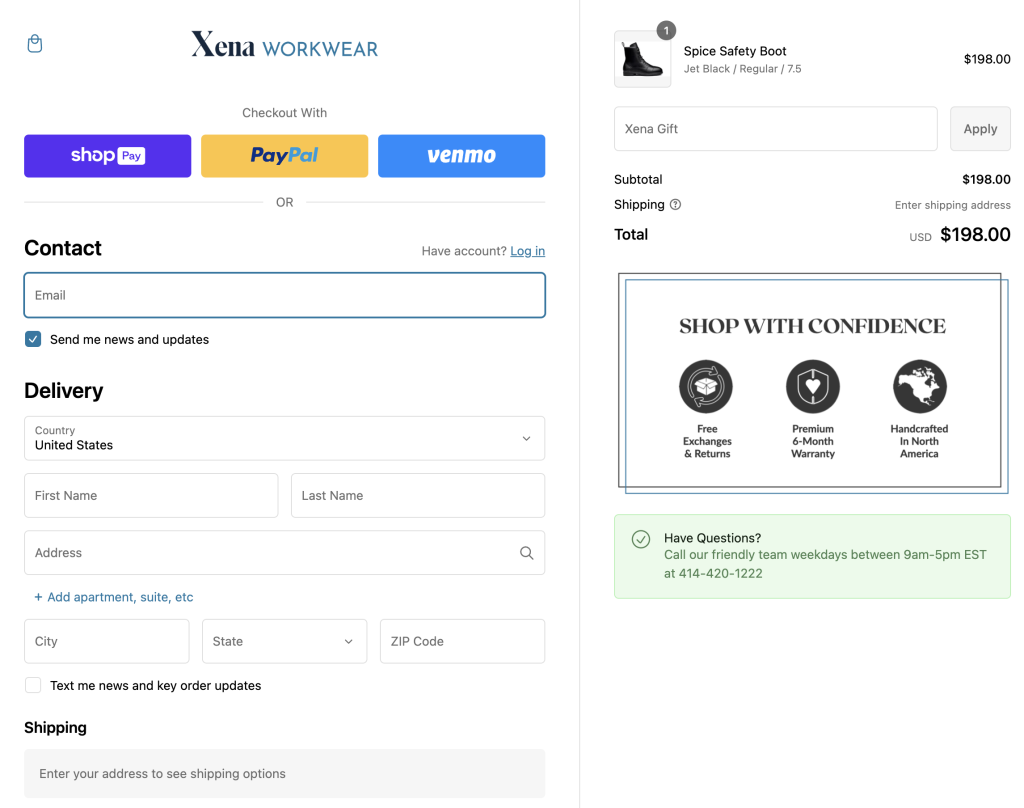 Payment gateway feature dashboard