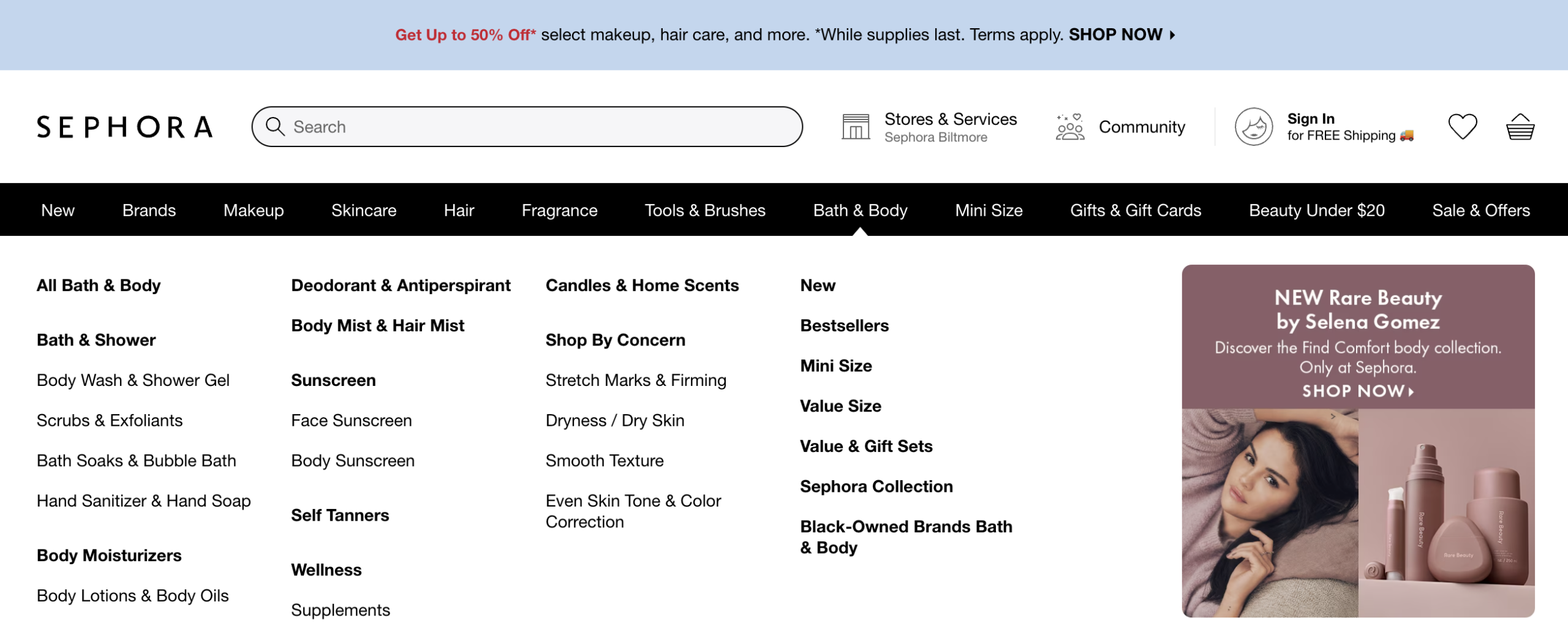User friendly navigation ecommerce feature 