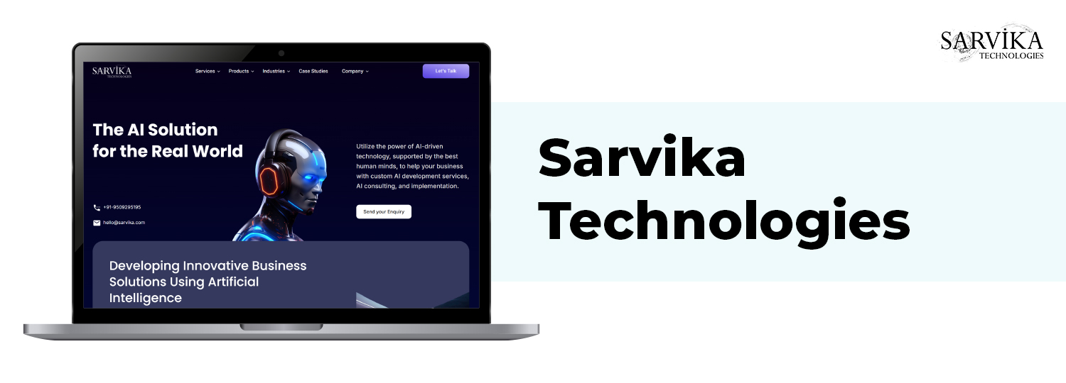 Sarvika Technologies - AI development company 