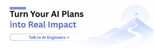 AI implementation readiness checklist with eight questions enterprises should answer before moving from pilot to production, with Sarvika Technologies consultation CTA